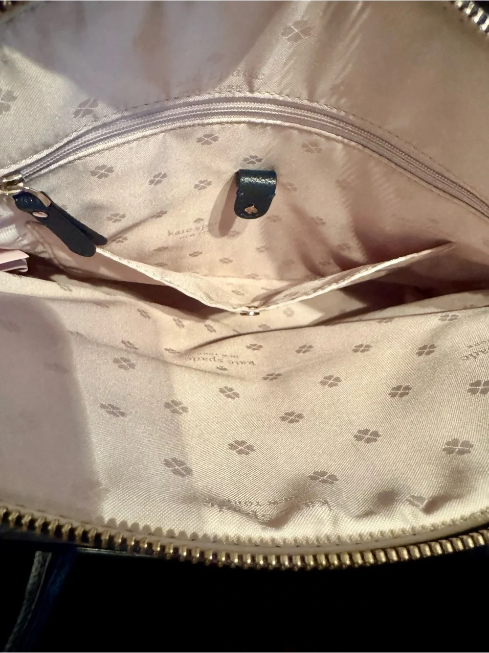 NWOT Kate Spade Margaux Jeweled Large Satchel Blazer Blue W/ Dust Bag